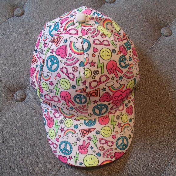 Justice Multi Neon/White Baseball Cap - Picture 4 of 12